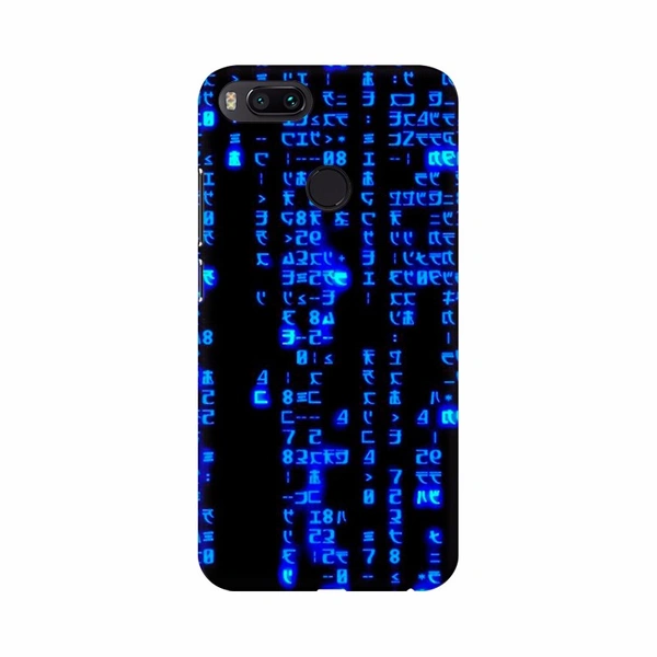 Shopnav One Plus 6T Numeric Charts Mobile Case Cover - Blue, Hard Case, 0.25, Texture