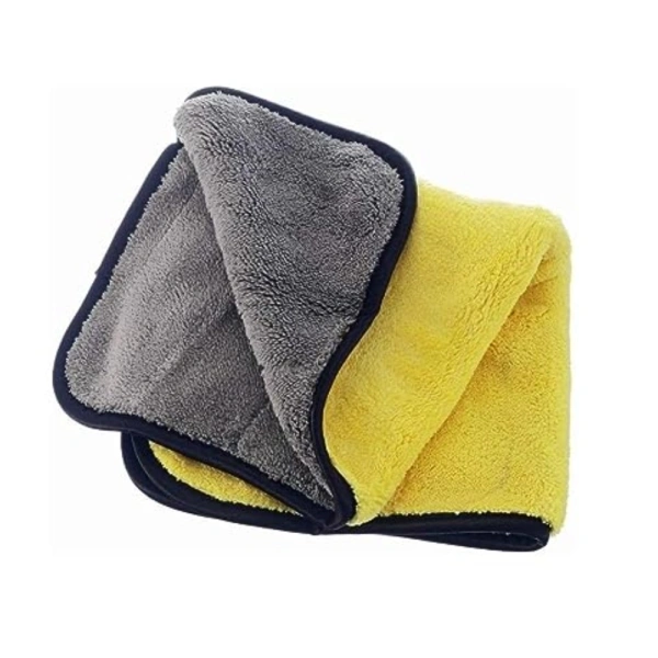 Microfiber Cloth Yellow And Black (Yellow And Black) - Yellow And Black