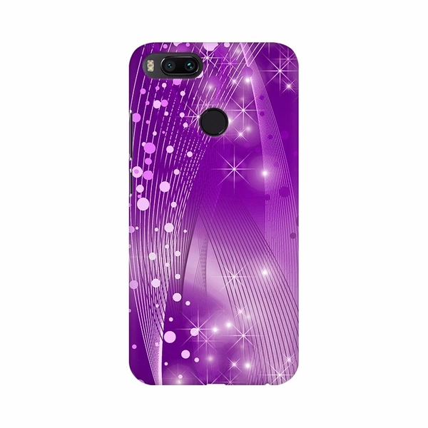 Shopnav Redmi Note 7 Pro Purple Light Gliterring Mobile Case Cover - Purple, 0.25, Texture