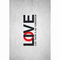 Shopnav Realme 3 Pro Love Texture Text Images Mobile Case Cover - White, 0.25, Love