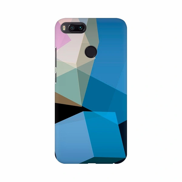 Shopnav Redmi Note 5 2D Geomentric Shapes Mobile Case Cover - Blue, 0.25, Abstract and illusions