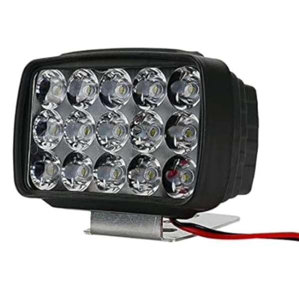 Pack Of 2 15 Led White Bike Led Light Driving Waterproof Headlights Fog Lamp Lighting (White) - White