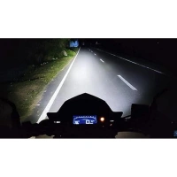 Pack Of 2 15 Led White Bike Led Light Driving Waterproof Headlights Fog Lamp Lighting (White) - White