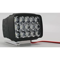 Pack Of 2 15 Led White Bike Led Light Driving Waterproof Headlights Fog Lamp Lighting (White) - White