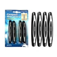 Shopnav Pack Of 4 Compact Microfibre Car Door Guard (White) - White