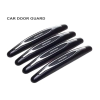 Shopnav Pack Of 4 Compact Microfibre Car Door Guard (White) - White
