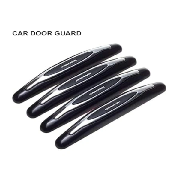 Shopnav Pack Of 4 Compact Microfibre Car Door Guard (White) - White