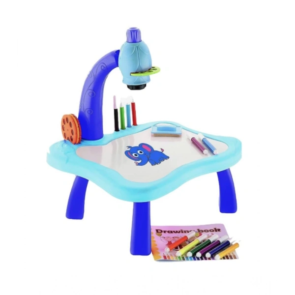 Generic Plastic Drawing Projector Table For Kids (Multicolor ) - Multicolor