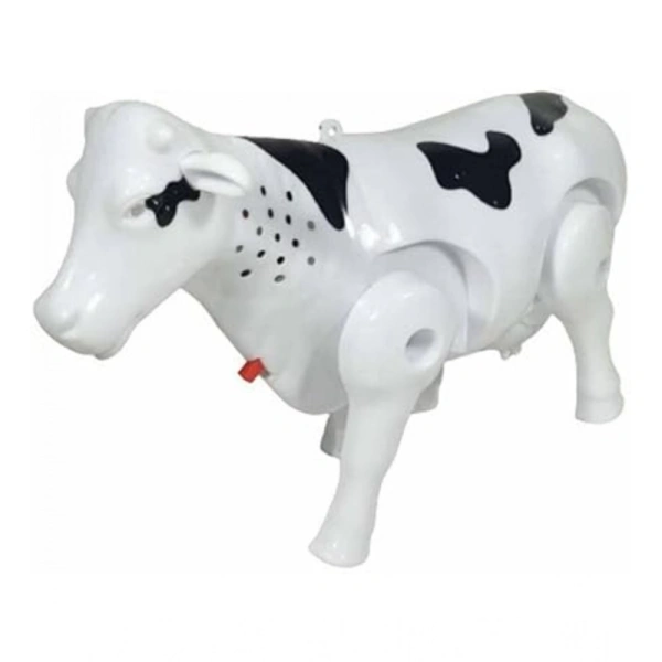 Generic Plastic Electric Milk Cow Moving Legs And Shake Tail (Multicolor ) - Multicolor