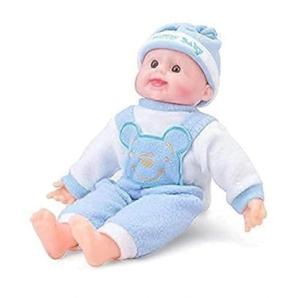 Generic Plastic Happy Baby Laughing Musical Boy Doll With Touch Sensors - Sound Ideal Gift For Kids (Multicolor ) - Multicolor