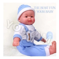 Generic Plastic Happy Baby Laughing Musical Boy Doll With Touch Sensors - Sound Ideal Gift For Kids (Multicolor ) - Multicolor