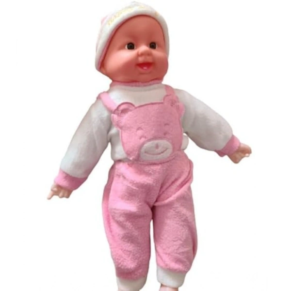 Generic Plastic Happy Baby Laughing Musical Boy Doll With Touch Sensors - Sound Ideal Gift For Kids (Multicolor ) - Multicolor
