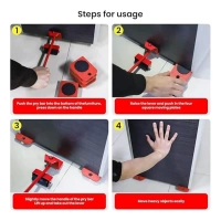 Plastic Lifter And Furniture Mover Shifting Tool (Multicolor ) - Multicolor