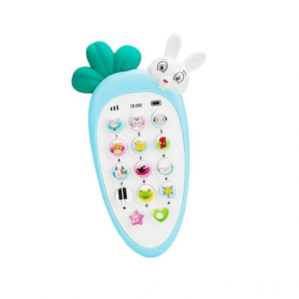 Generic Plastic Rabit Mobile Phone Toy For Kids With Music And Light Early Educational Smart Phone (Multicolor ) - Multicolor