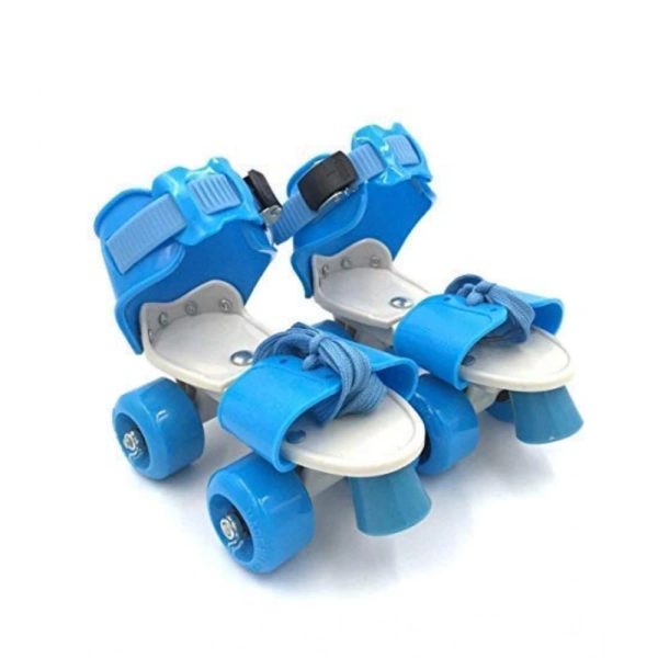 Generic Plastic Roller Adjustable Inline Skating Shoes For Sport (Multicolor ) - Multicolor