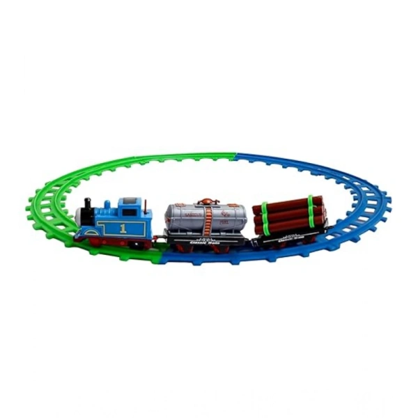 Generic Plastic Thomas Express Train 11Pcs Toy Set With Tracks (Multicolor) - Multicolor