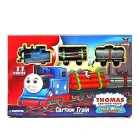 Generic Plastic Thomas Express Train 11Pcs Toy Set With Tracks (Multicolor) - Multicolor