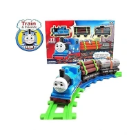 Generic Plastic Thomas Express Train 11Pcs Toy Set With Tracks (Multicolor) - Multicolor
