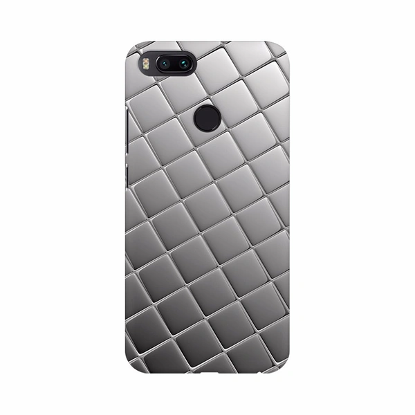 Shopnav Asus ZenFone Max M2 3D Gray color chocolate Cubes Mobile Case Cover - Grey, 0.25, Texture