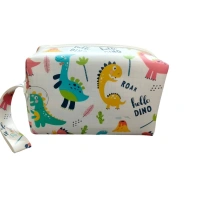 Pouch - Dinosaur Theme | Canvas | Stationery | 3+ Years