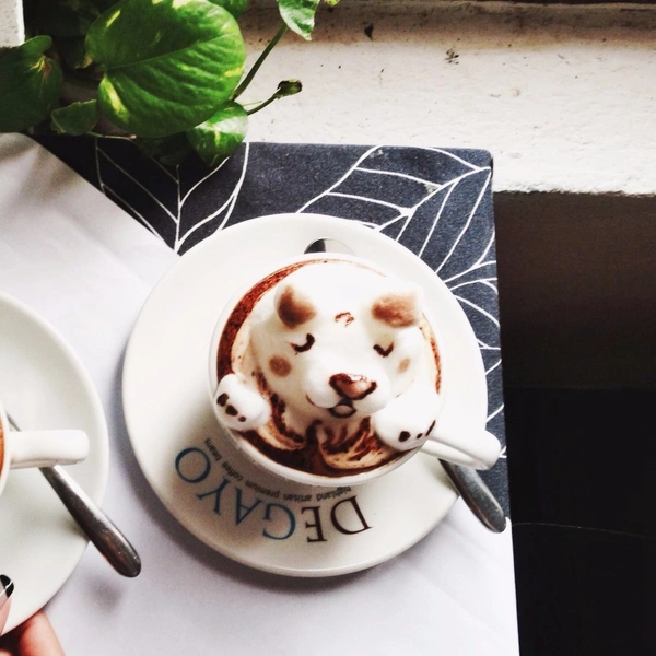 Shopnav Redmi Note 5 Cup of Cream like Dog Mobile Case Cover - White, 0.25, Cream