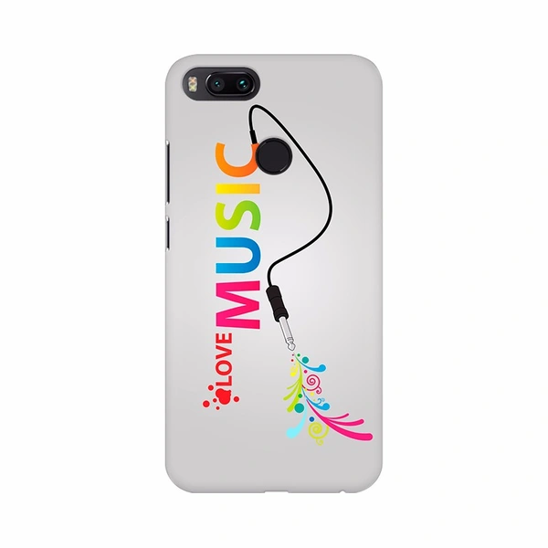 Shopnav Asus ZenFone Max M2 Love Music Colorful Text Mobile Case Cover - Multi, 0.25, Text