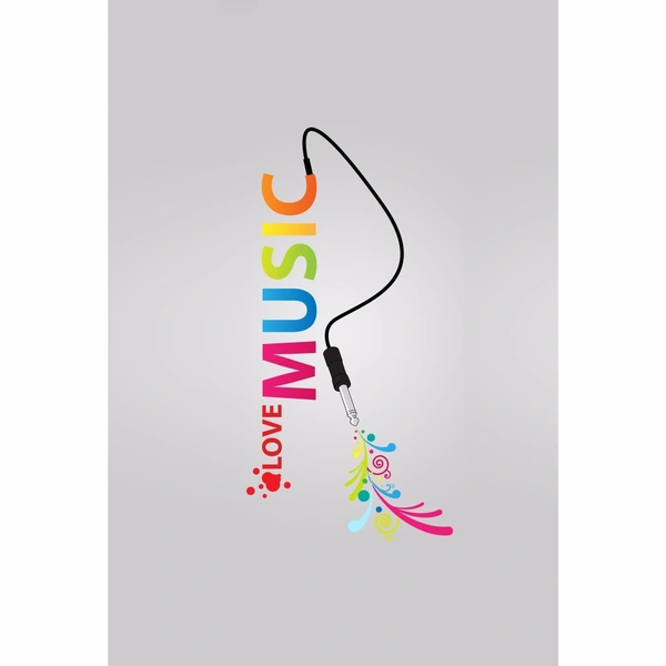 Shopnav Asus ZenFone Max M2 Love Music Colorful Text Mobile Case Cover - Multi, 0.25, Text