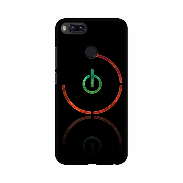 Shopnav Mi A3 On and Off Power Button Mobile Case Cover - Black, 0.25, Music