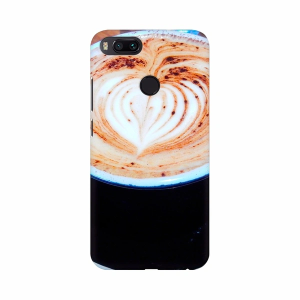 Shopnav Redmi Note 5 Heart cup Coffee Mobile Case Cover - White, 0.25, Cream