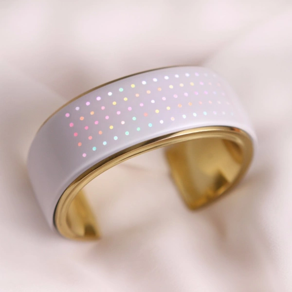 Shopnav Realme 3i Classic Ring HD Wallpaper Mobile Case Cover - White, 0.25, Random