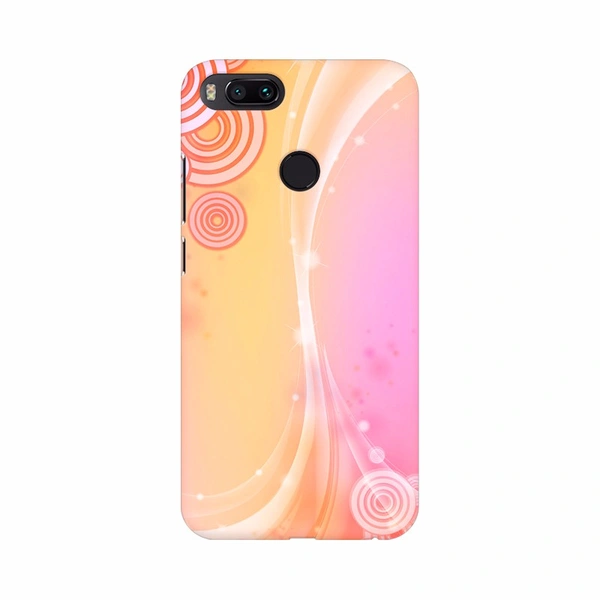 Shopnav Mi A2 Light Color cool Background Mobile Case Cover - Rose, 0.25, Abstract and illusions