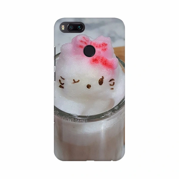 Shopnav Samsung Galaxy A20 White Ice Cream Mobile Case Cover - White, 0.25, Cream