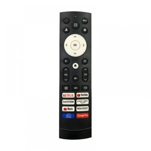 Shopnav Remote No. 1256 (No Voice), Compatible for Hisense Smart TV LCD/LED Remote Control (Exactly Same Remote Will Only Work)