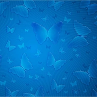 Shopnav Apple iphone 11 Water Blue Butterfly Mobile Case Cover