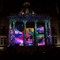 Shopnav POCO F1 by Xiaomi Colorful house Front View Mobile Case Cover - Black, 0.25, Digital Art