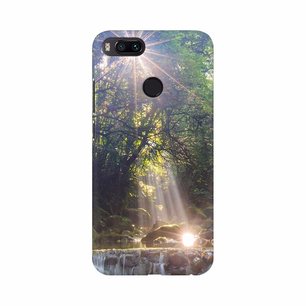 Shopnav Realme 3i Forest Sunrise Wallpapers Mobile Case Cover - Green, 0.25, Nature