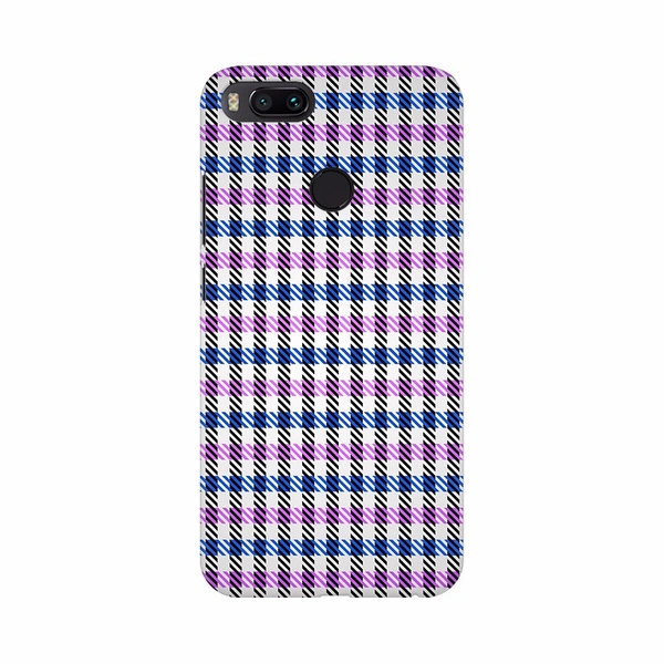 Shopnav Asus ZenFone Max Pro M1 Colorful Stright & Cross Lines Pattern Case - Multi, 0.25, Texture
