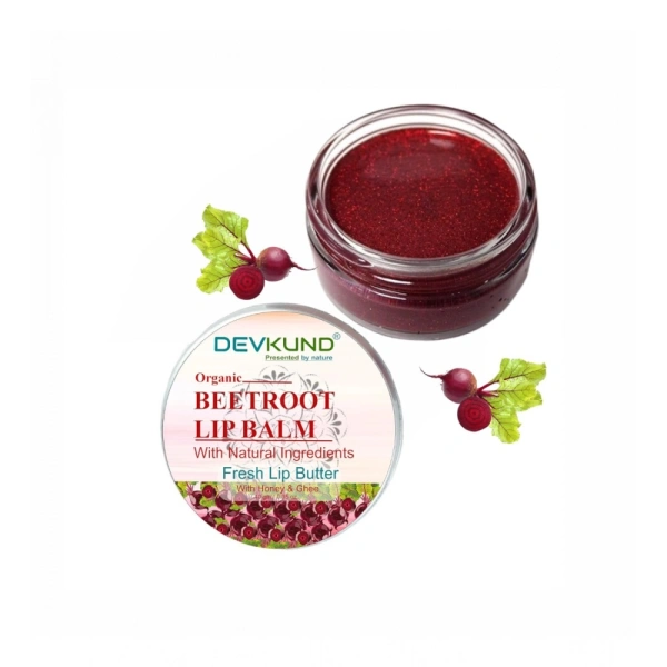 Generic Unisex Herbal Dark And Chapped Lips Beetroot Lip Balm (10gm) - Beetroot