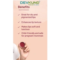 Generic Unisex Herbal Dark And Chapped Lips Beetroot Lip Balm (10gm) - Beetroot