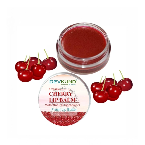Generic Unisex Herbal Dark And Chapped Lips Cherry Lip Balm (10gm) - Cherry