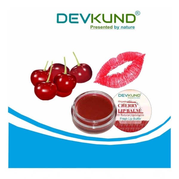 Generic Unisex Herbal Dark And Chapped Lips Cherry Lip Balm (10gm) - Cherry