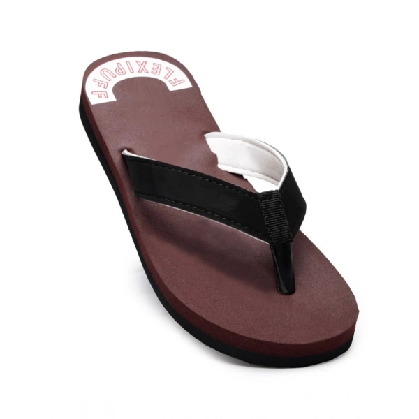 Unisex Rubber Comfortable Orthopedic Doctor Slipper and Flip Flops (Maroon) - 5, Maroon