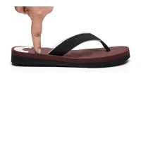 Unisex Rubber Comfortable Orthopedic Doctor Slipper and Flip Flops (Maroon) - 5, Maroon