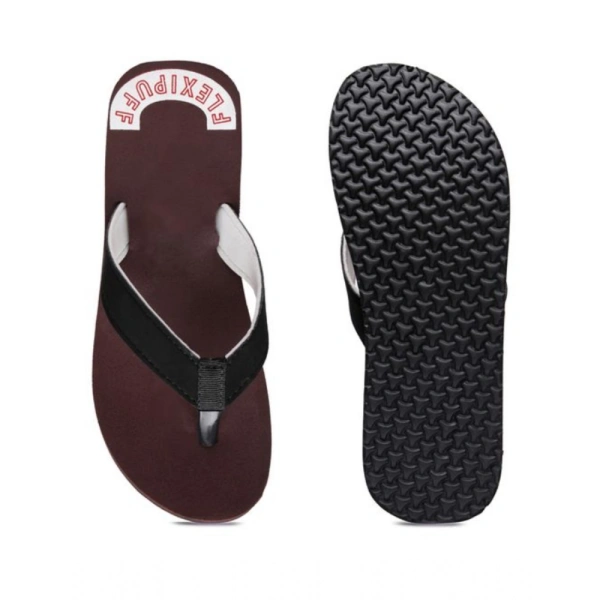 Unisex Rubber Comfortable Orthopedic Doctor Slipper and Flip Flops (Maroon) - 5, Maroon