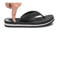Unisex Rubber Lightweight and Soft Women Slippers for a Cozy Step (Black) - 6, Black