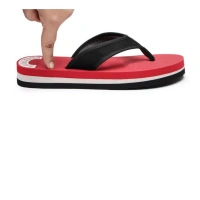 Unisex Rubber Lightweight and Soft Women Slippers for a Cozy Step (Red) - 4, Red