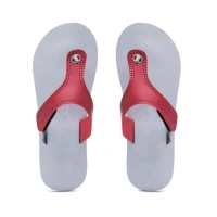 Unisex Rubber Lightweight T-Style Slippers (Maroon) - Maroon, 4