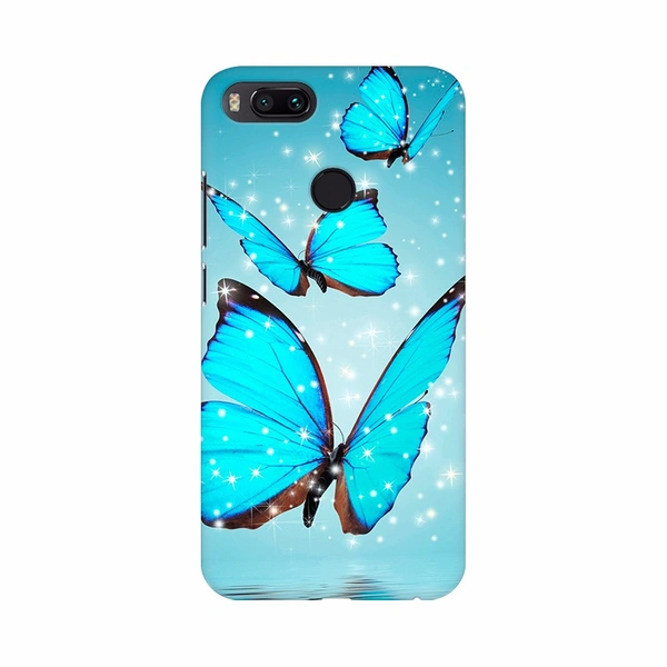 Shopnav One Plus 7 pro Butterfly and Star blinking Mobile Case Cover - Blue, 0.25, Birds
