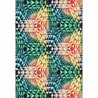 Shopnav Asus ZenFone Max M2 Abstract Colorful Trigangle pattern Mobile Case - Multi, 0.25, Abstract and illusions