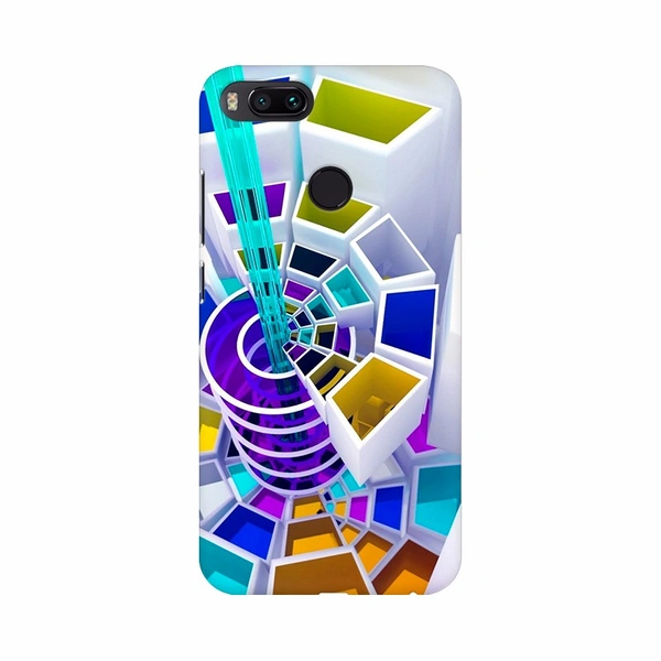 Shopnav Apple iphone Xs Max Multicolor 3D Boxes Mobile Case Cover - Multi, 0.25, Digital Art